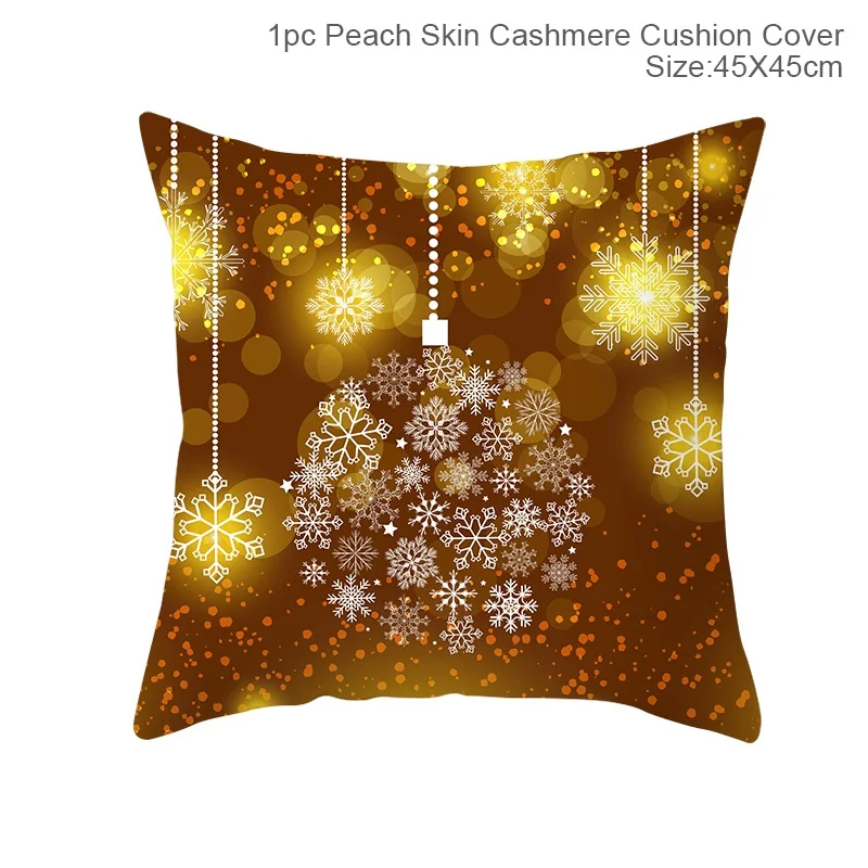 cushion cover 16 Merry Chistmas Рождественский Чехол на подушку украшения для дома Рождественские украшения подарки на год Рождество Navidad Neol - Цвет: cushion cover 16