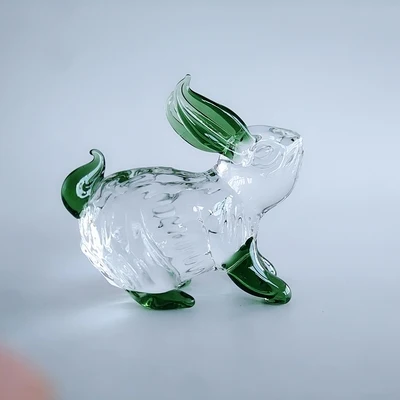 

Crystal Glass Crafts Rabbit dragon snake Zodiac household decorations Handicraft Room Craft Decoration