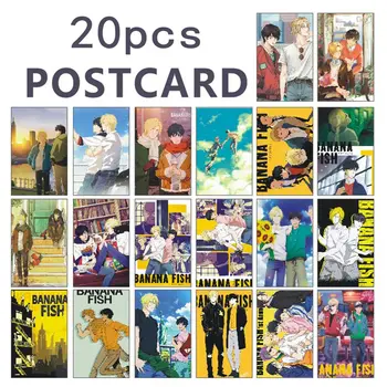 

20Pcs/Set Japan Cartoon Anime Banana Fish Postcard Cartoon Card Office School Supplies Student Stationery