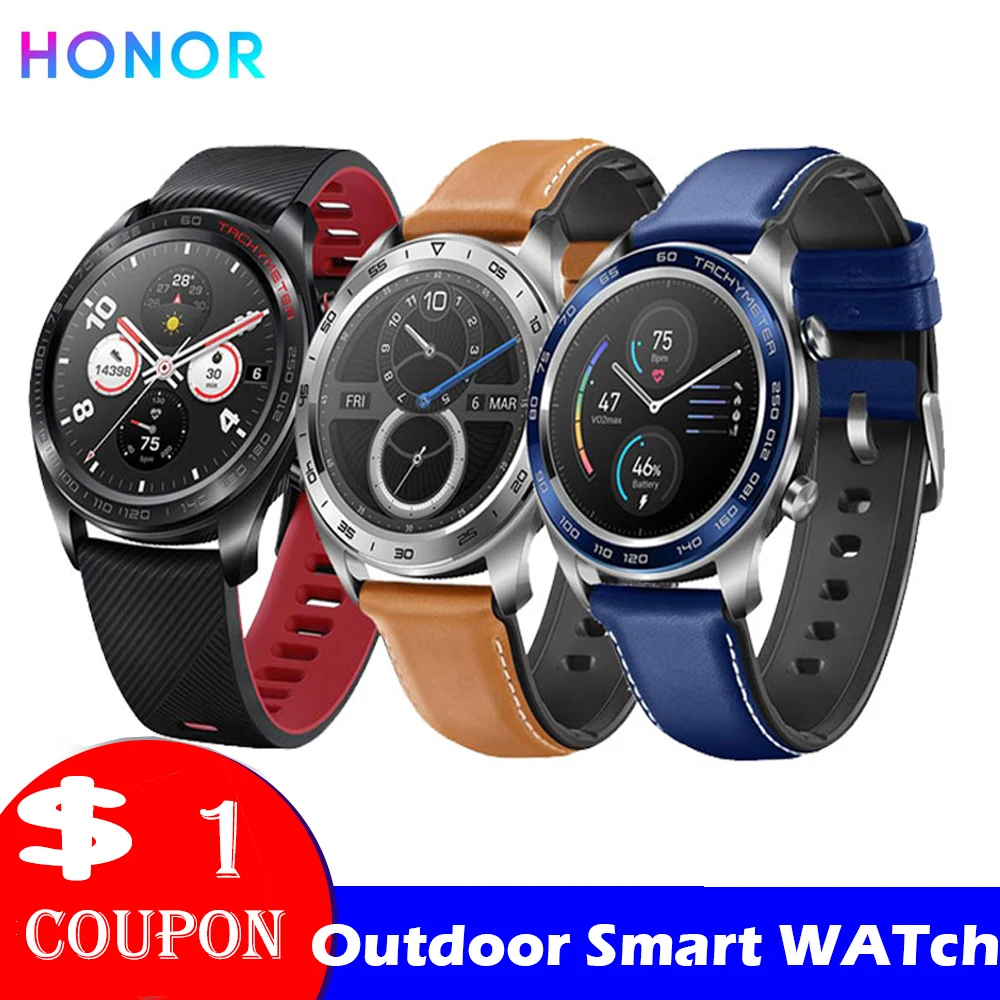 Часы Honor Watch Magic SmartWatche мужские часы с пульсометром контролем давления сна