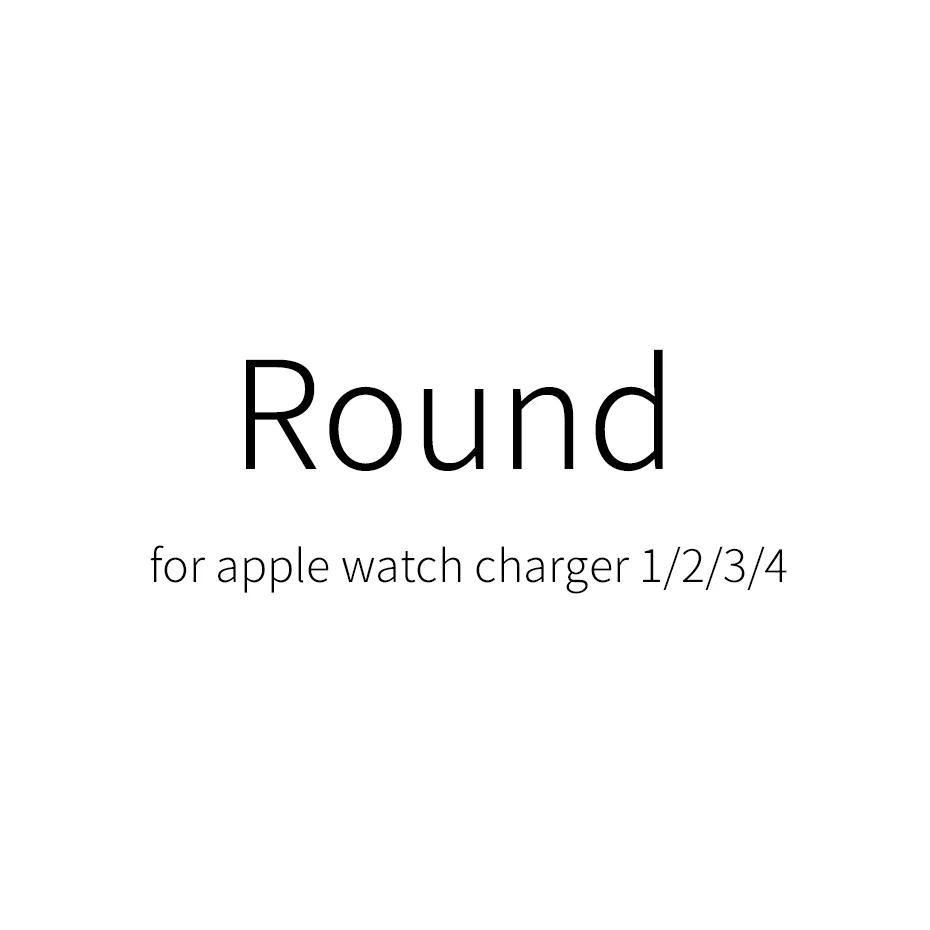 OUSU Быстрое беспроводное зарядное устройство для Apple Watch магнитное зарядное устройство для iwatch 1 2 3 4 cargador Быстрая зарядка с usb-кабелем 1 м - Тип штекера: round