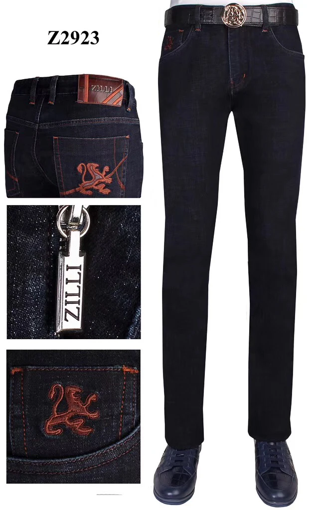 Джинсы миллиардер, хлопок, Воловья кожа, мужские, новинка, зимние, толстые, модные, теплые, удобные, с вышивкой, повседневные, с узором, на молнии