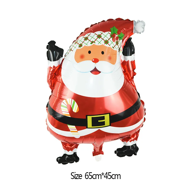 1 шт., Рождественский шар с фольгой, милый воздушный шар Санта-Клауса, снеговик, для рождественской вечеринки, Детские воздушные шары, украшения, 8 - Цвет: B14