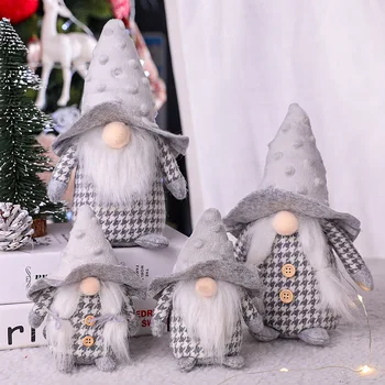 

Christmas Party Decoration for Home Creative Gnome Santa Doll Sunhat Faceless Doll Xmas Gift Desk Room Decor New Year Ornament