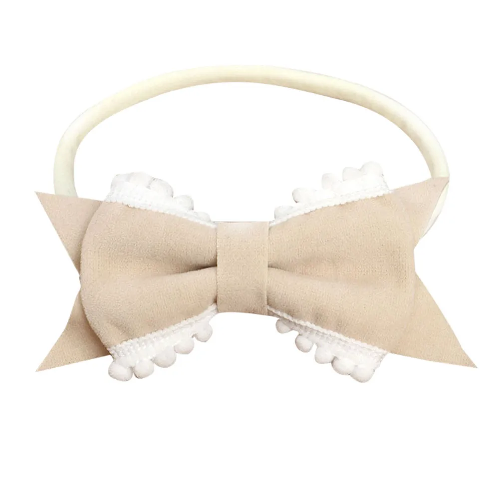 Kids Elastic HeadbandBaby bow elastic hair band Girls baby Bowknot Hairband  Hair Accessories Fashion headband baby