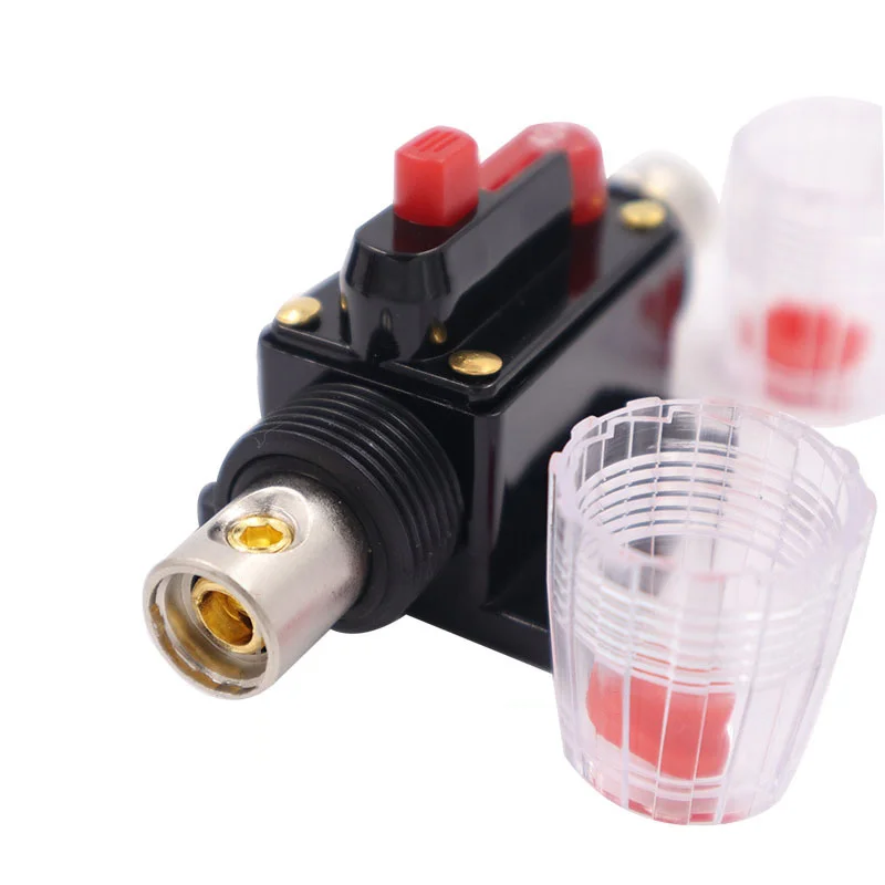 Circuit Breaker Resettable Fuse Universal Car Truck Recoverable Circuit Breaker 20A 30A 40A 50A 60A 80A 100A 125A Self-recovery Audio Fuse Holder Adapter