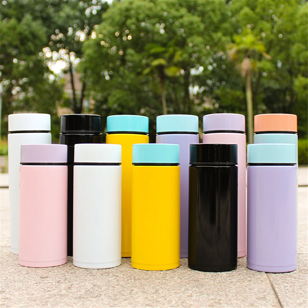 Cute Thermos Mug Portable Hot Drinks Thermos Mug Thermos Cup Insulated Soup  Cup Thermos Kettle 260ml Thermal Water Bottle Water Cup Thermoses Vacuum  Flask PINK 