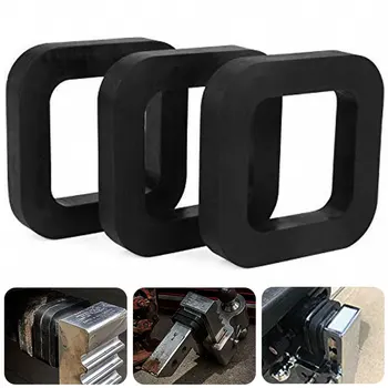 

New 3pcs For Adjustable Ball Mounts Hitch Receiver Silencer Pad Durable Noise Reduce Buffering Vehicle Square Automotive Cushion