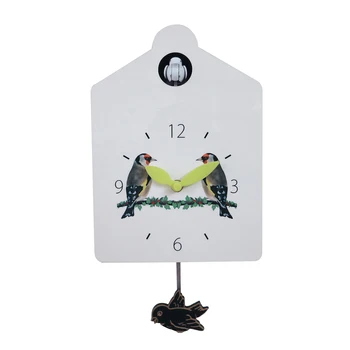 

Cuckoos Clock Wooden House Wall Clocks Modern Simple Hanging Clock Home Decor E2S