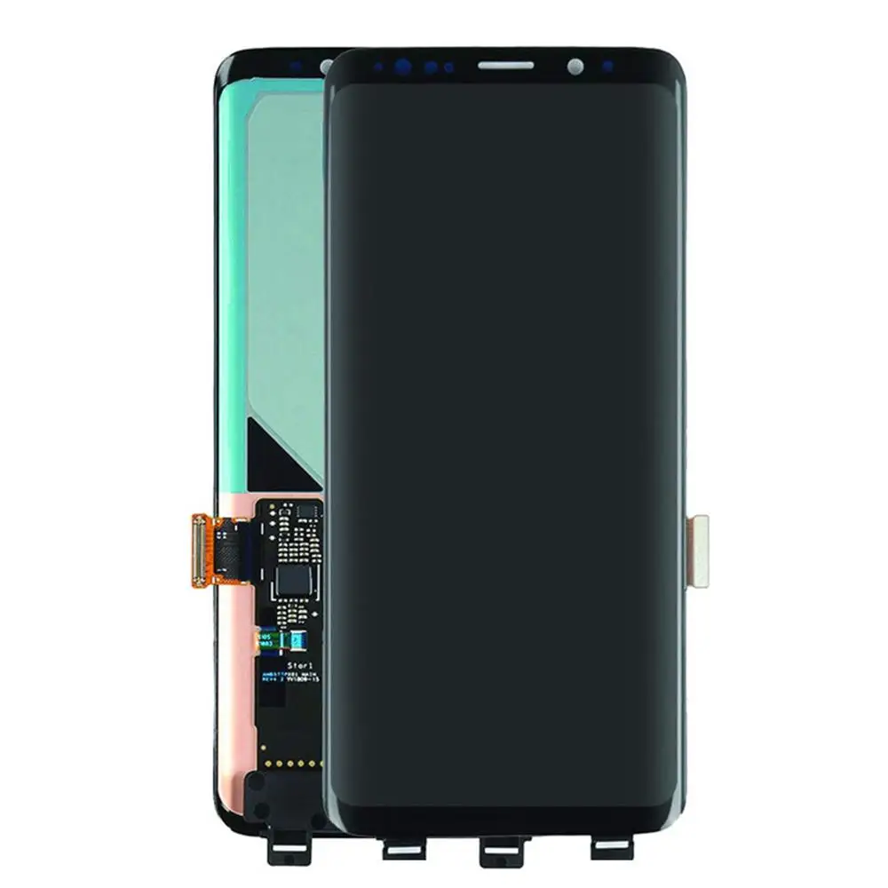 Amoled lcd для 6,2 ''samsung Galaxy S9 Plus G965 ЖК-дисплей с сенсорным экраном дигитайзер в сборе с рамкой+ Инструменты