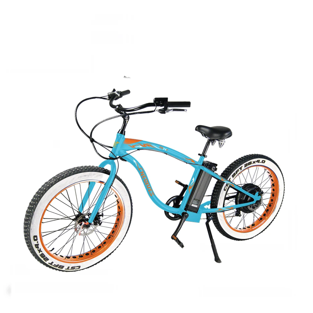 Fr26c Электрический велосипед 48 в 500 Вт концентратор двигатель Fat Tire 26 дюймов E-Bike qicycle электрические мотоциклы Электрический велосипед дешевый велосипед звезда