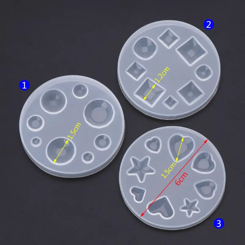 Новинка, силиконовая форма для смолы, сделай сам, эпоксидная смола для изготовления ювелирных изделий, полимерные формы, Подвесные серьги, ожерелье, геометрические ювелирные изделия, инструменты