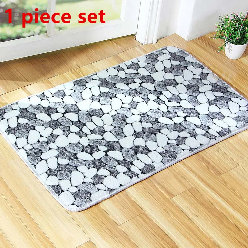 40x60cm Коврики для ванной комнаты, Противоскользящий коврик для ванной комнаты, коралловый флис, напольный коврик для ванной, моющийся коврик для ванной комнаты, впитывающий ковер - Цвет: 40x60cm