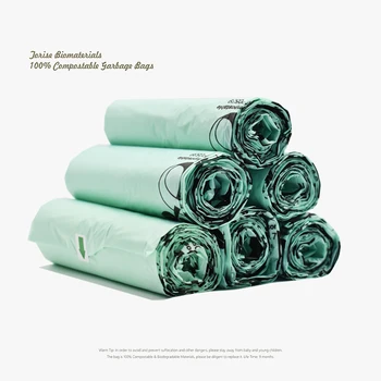 

30 Pcs Kitchen Biodegradable Trash Bags Recycling Garbage Bags Ecological Environmental Protection for Kitchen Yard Home Office