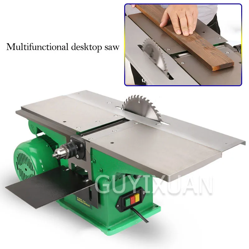 

3 In 1 Multi-function Woodworking Table Planing Small Table Saw Table Drill Body Cutting Machine Planer Electric Planer