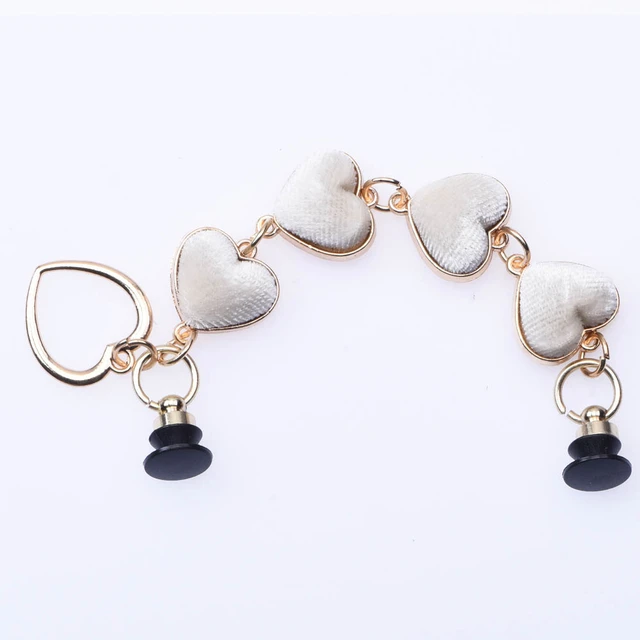 1 Pcs New Designer Chain Shoe Charms Croc Accessories Metal Charm Decoration for Croc Clog Shoes Pendant Buckle for Girl Gift r6634