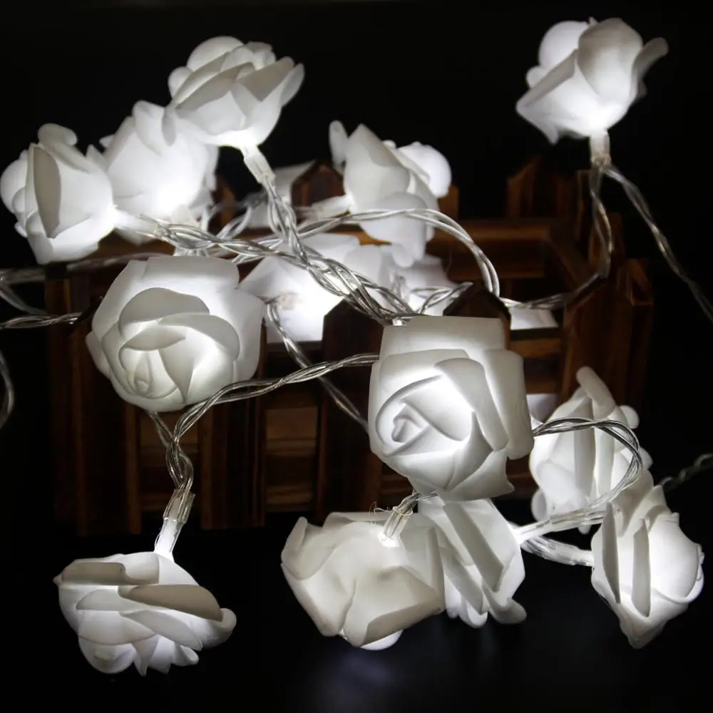 Huiran LED Photo Clip String Lights Rustic Wedding Decor Weeding Decoration For Wedding Birthday Party Supplies Christmas Party