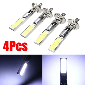 

DRL Car Headlight Lamp Bulb 6000LM 4pcs White Hi/Lo Beam LED 360 Degrees