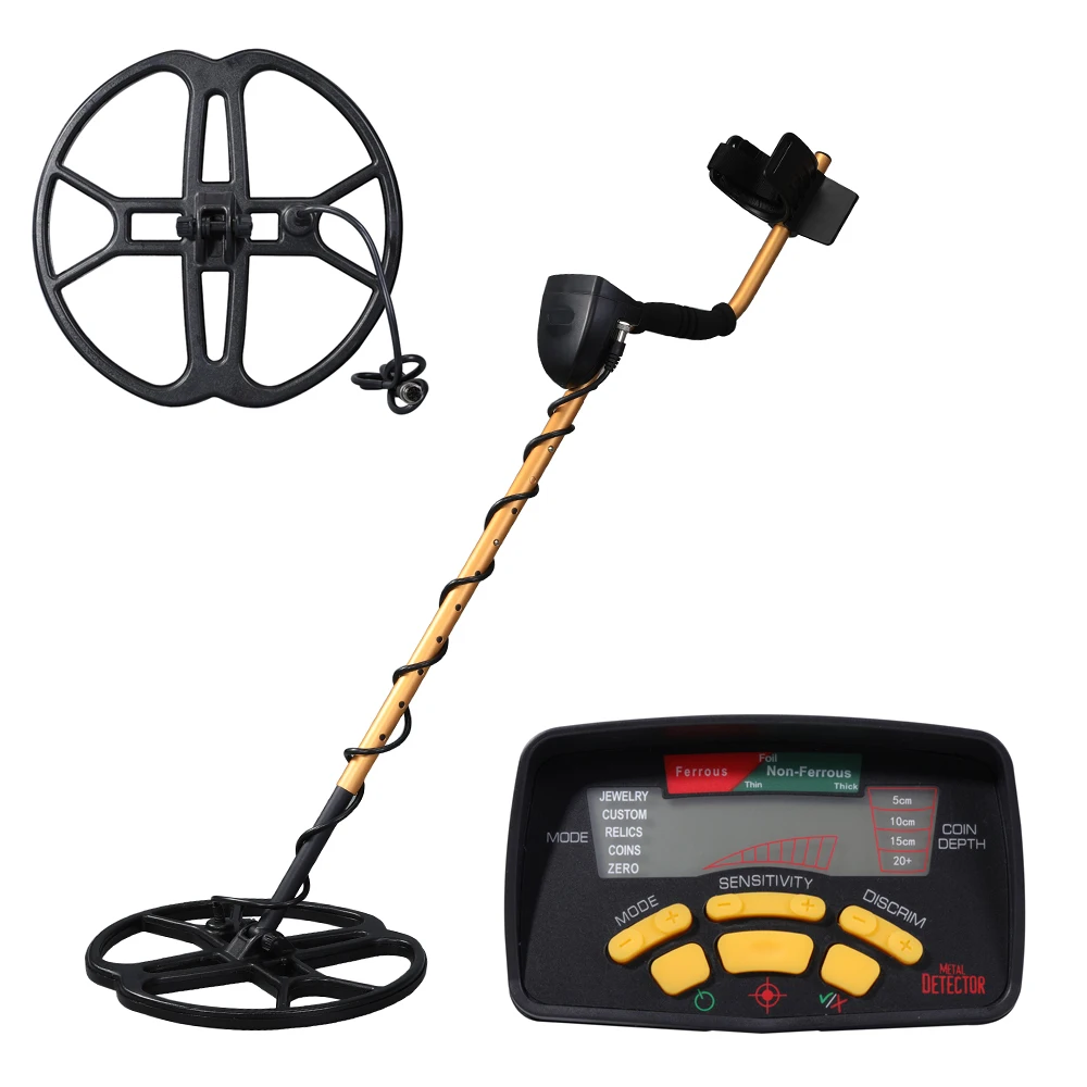 Bounty Hunter Metal Detector with Pinpointer Gold Professional Sensor LCD 