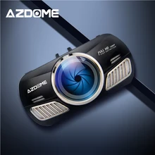 AZDOME M11 DVR 24H монитор парковки Автомобильная камера мини Dashcam двойной объектив Ночное Видение Поддержка gps 1080P заднего вида видеорегистратор