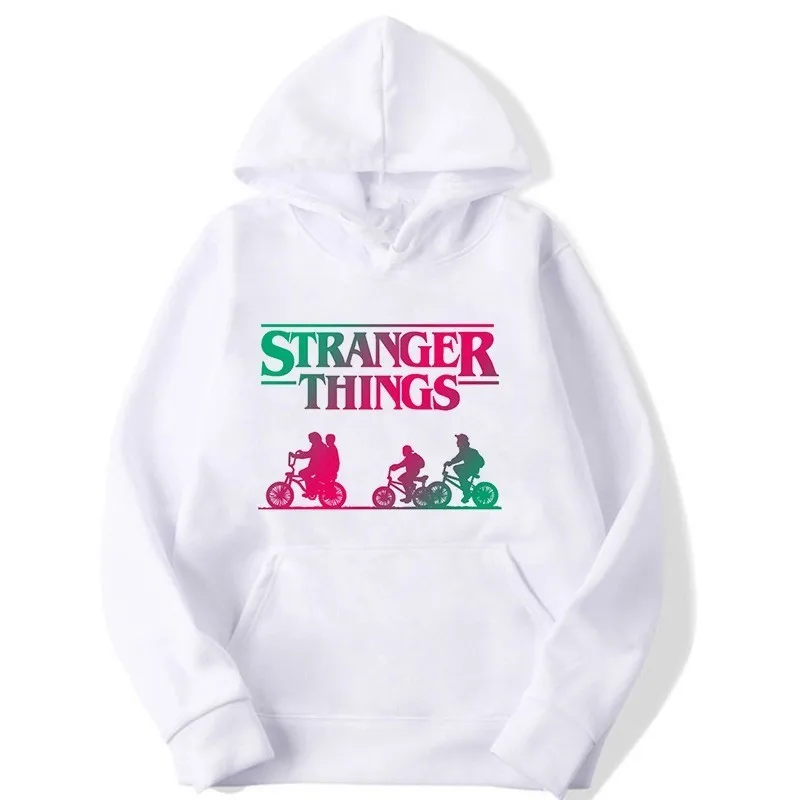 BTFCL Stranger Thing s тренировочный костюм с капюшоном флис Для мужчин/wo Для мужчин капюшон Stranger Thing фильм Сериал Harajuku KPOP верхняя одежда свитшоты