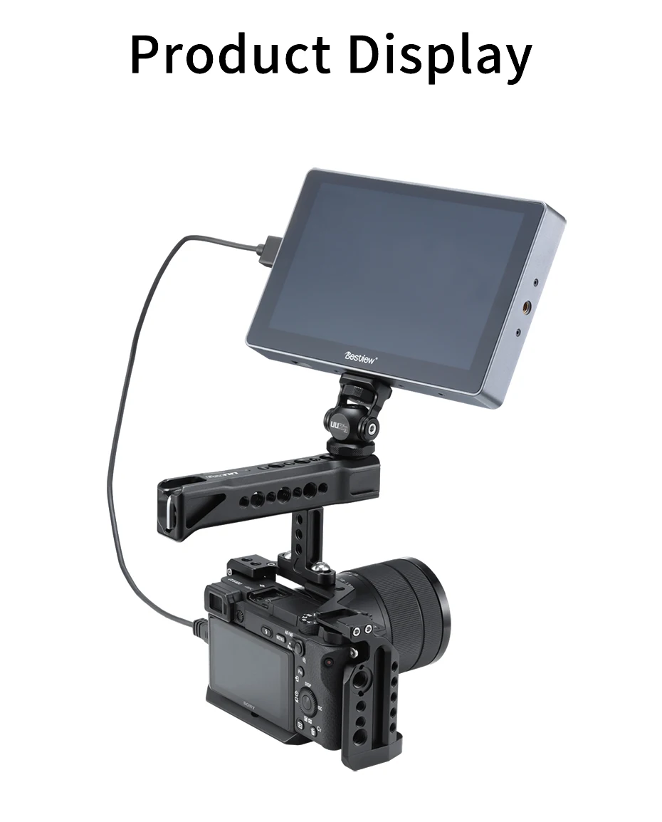 UURig R018 R019 универсальная DSLR камера Rig NATO Верхняя ручка быстросъемная рукоятка с Рельсом Nato