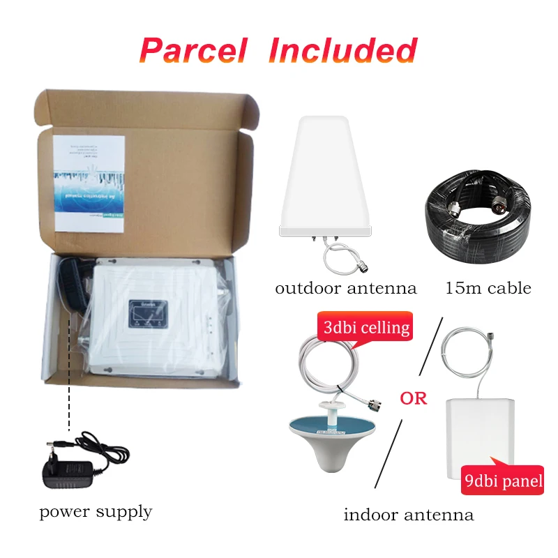 Lintratek 2G 3G 4G Signal Booster GSM 900 DCS LTE