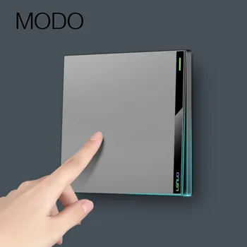 

NEW Nordic wind board black gray with switch 16a home concealed 86 type one open 5 five hole socket panel porous
