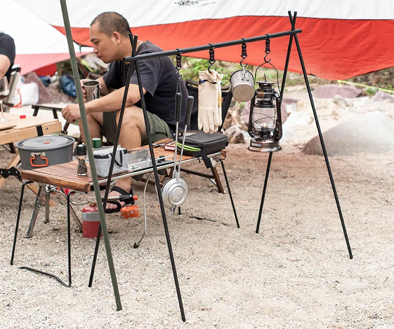 Liga de Alumínio Triangular ao ar Naturehike Chenyi Acampamento Pendurado Rack 8kg Peso Rolamento Roupas Planta Livre Piquenique 16 triangular ao ar livre piquenique rack