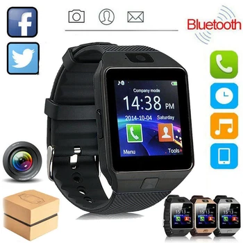 

Bluetooth Smart Watch DZ09 Wearable Wrist Phone Watch Relogio 2G SIM TF Card For IOS Android smartphone Smartwatch