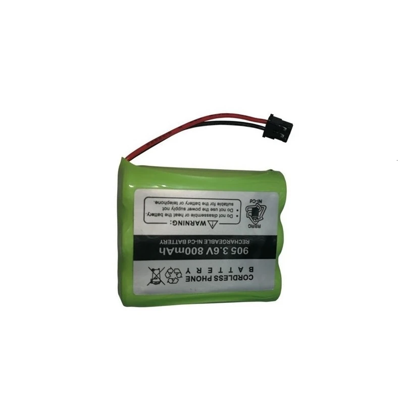 Золотой 3,6 v 800mAh для Uniden BT-905 BT905 BT-800 BT800 BT15 T101 Аккумулятор для беспроводного телефона 800mAh 2.88Wh 3,6 v Ni-CD аккумуляторная батарея - Цвет: Золотой