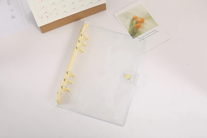 Colorful Gradient Binder Notebook Cover & Photo Sticker Album Diary Planner