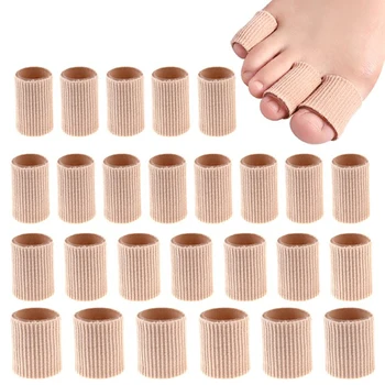 

Fabric Finger Toe Protector Separator Tubes Foot Hand Pain Relief Soft Massager Bandage Foot Care Tools Callus Protection Tools