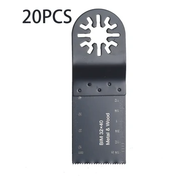 

20pcs Oscillating Multi Tool Bi-metal Saw Blades Cutters For Fein Multimaster
