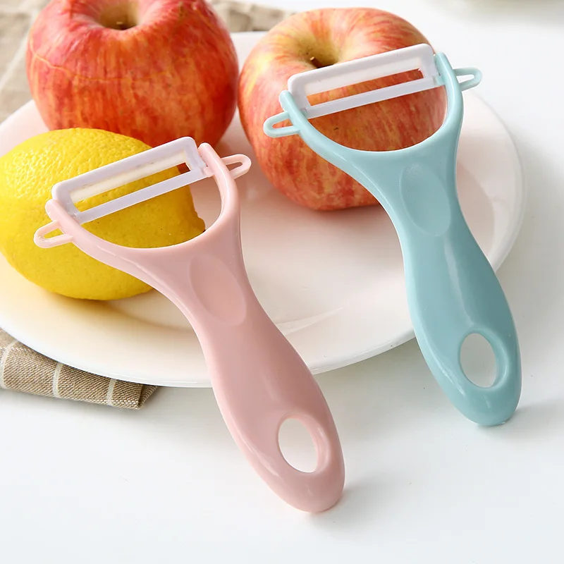 

Soffe Portable Ceramic Peelers Household Kitchen Multi-function Fruit Potato Ceramic Peeler Zesters Knife