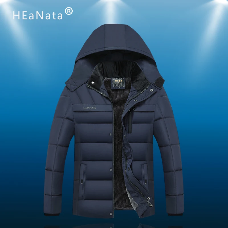 

Winter Outdoors Sport Jackets Thicken Fleece Warm Coats Men Outwear Waterproof Windproof Hooded Casual Pockets Jacket