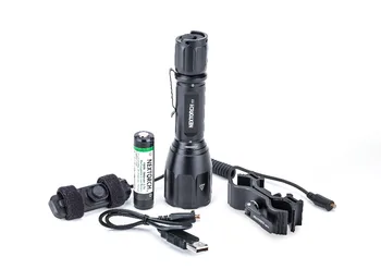 

NEXTORCH 900 Lumens Led Hunting Flashlight 510 Meter Long Range Hunting Flashlight Set T7 with Remote Switch