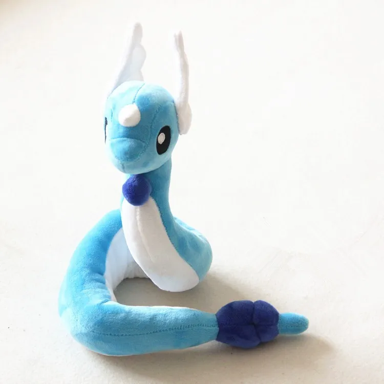 [Funny] аниме 70 см Dragonair Мифические животные плюшевые игрушки мягкие хлопковые куклы Иви и Пикачу модель милый мультфильм игрушка подарок для ребенка