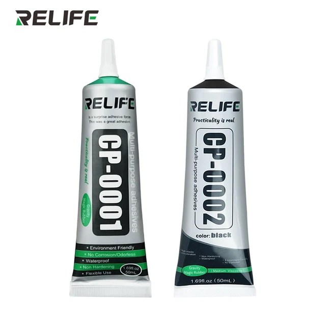 RELIFE 50ml CP-0001 Transparent Adhesive Clear Liquid Glue CP-0002