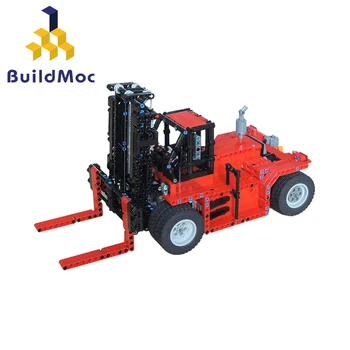 

Technic Motor Power Custom Forklift Mk II Buildling Blocks Bricks Set Educational Kids MOC-14000 Forklift Model for Children