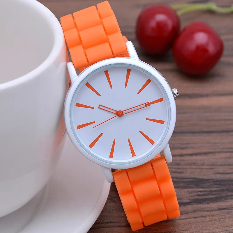 Fashion Women of fashion watches, silicone jelly watch luxury brand women casual ladies Quartz Wrist Watches relogio feminino 
