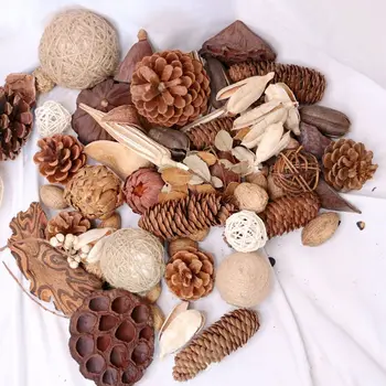 

500g Pieces Mini Decorative Pinecone Pine Cones Pinecone for Home Dec Vase Bowl H4GD