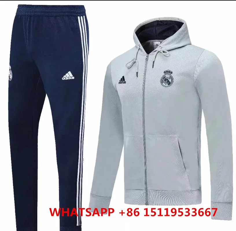 Футбольная куртка Juve Tottenham psg Римский Arsenal, Италия real madrides, комплект курток для взрослых, тренировочная футбольная майка - Цвет: Adult Jacket