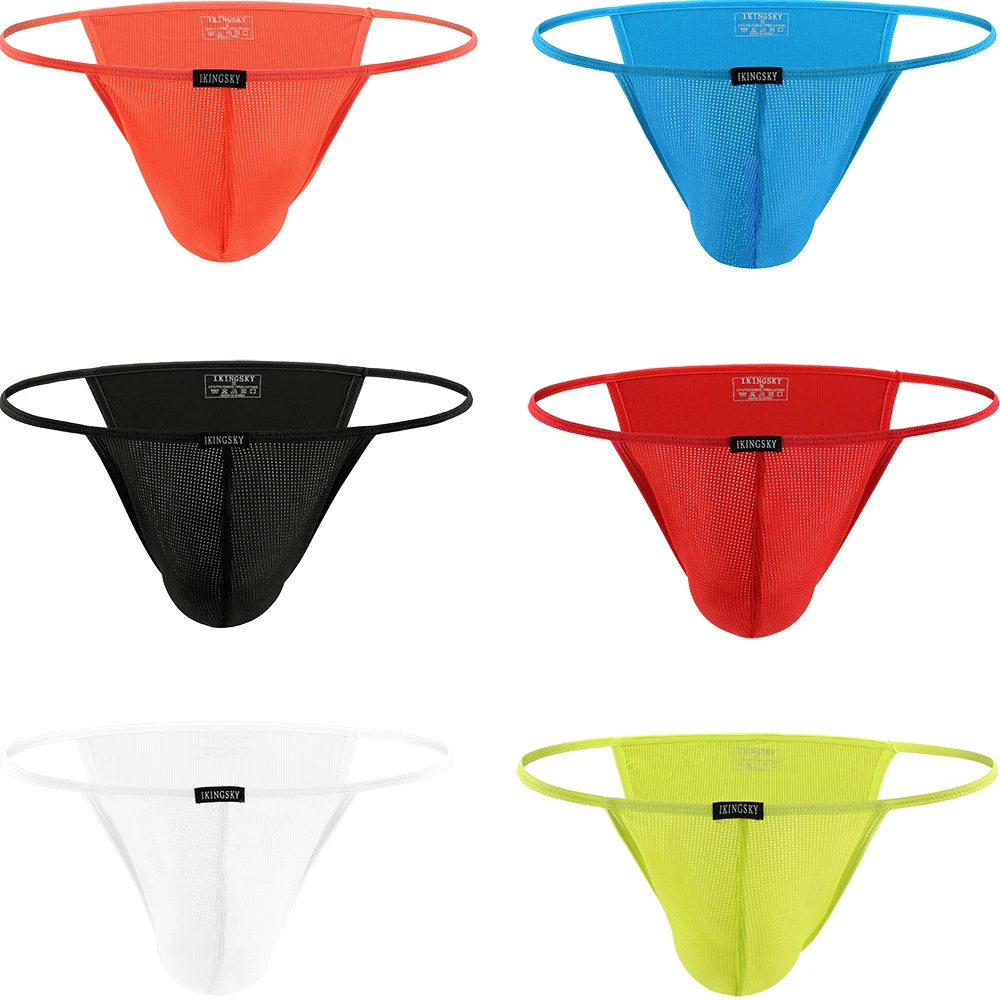 Men's Highleg Opening Bikini Underwear Sexy Brazilian Back Mens Underwear Gstrings & Thongs