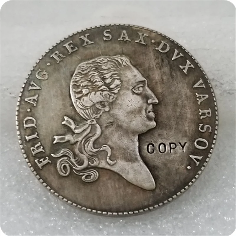 1812 польское герцогство из Warsaw Friedrich August Talar Серебряная копия монет