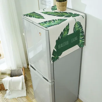 

Nordic Washing Machine Covers Waterproof Universal Refrigerator Organizer Dust cover Fridge cover Kitchen Household items