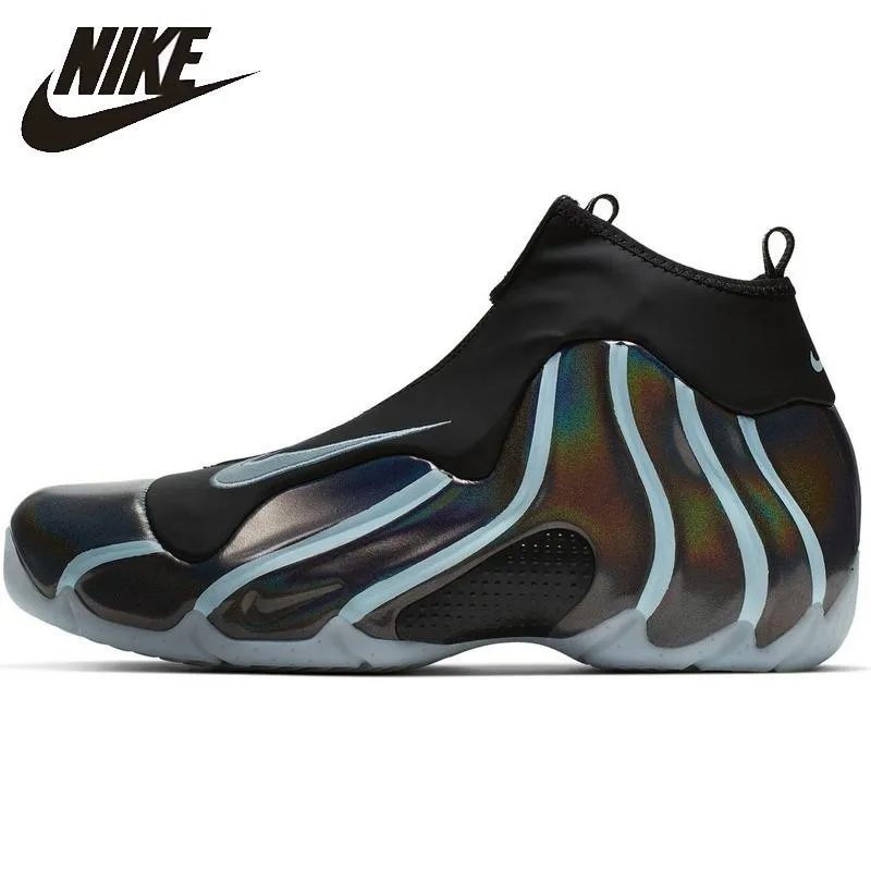 Nike Air Flightposite New Arrival Men Basketball Shoes Air Cushion Anti-Slippery Special Motion Engraved Sneakers #AO9378-001