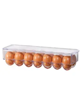 

Superimposed Refrigerator Preservation Egg Box with Cover Kitchen Storage Box Egg Rack Egg Holder Refrigerator Preservation Box