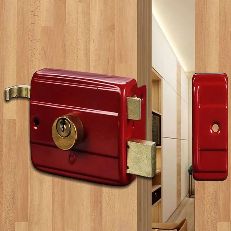 Старый чугунный Противоугонный внешний дверной замок, Классический ...