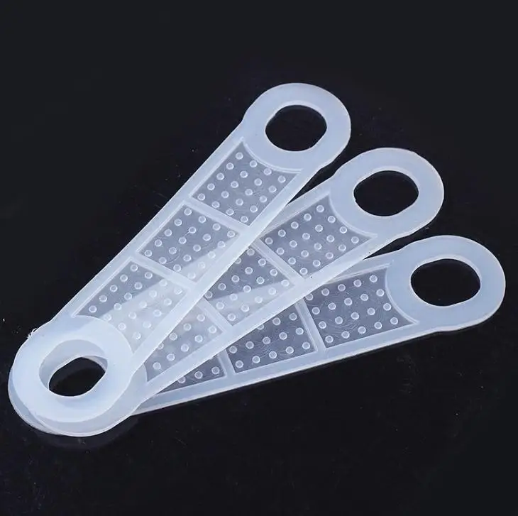 Silicone Rubber Anti-skid Strip for Clothes Hangers Wooden Hanger Non Slip Sleeve Plastic Hangers Anti-slip Accessory